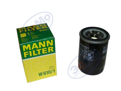 Фильтр масляный (MANN) W 610/3 Daihatsu, Fiat, Ford, Honda