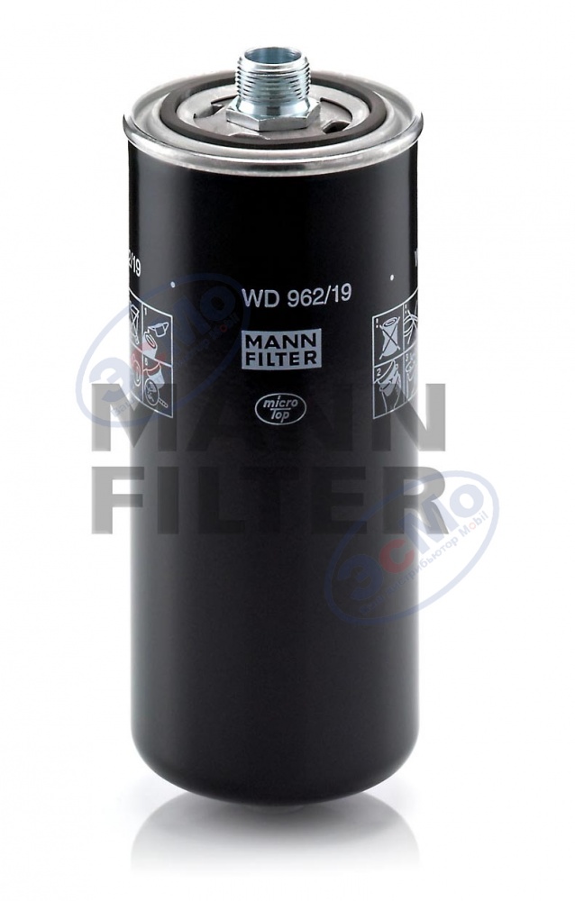 Фильтр масляный (MANN) WD 962/19