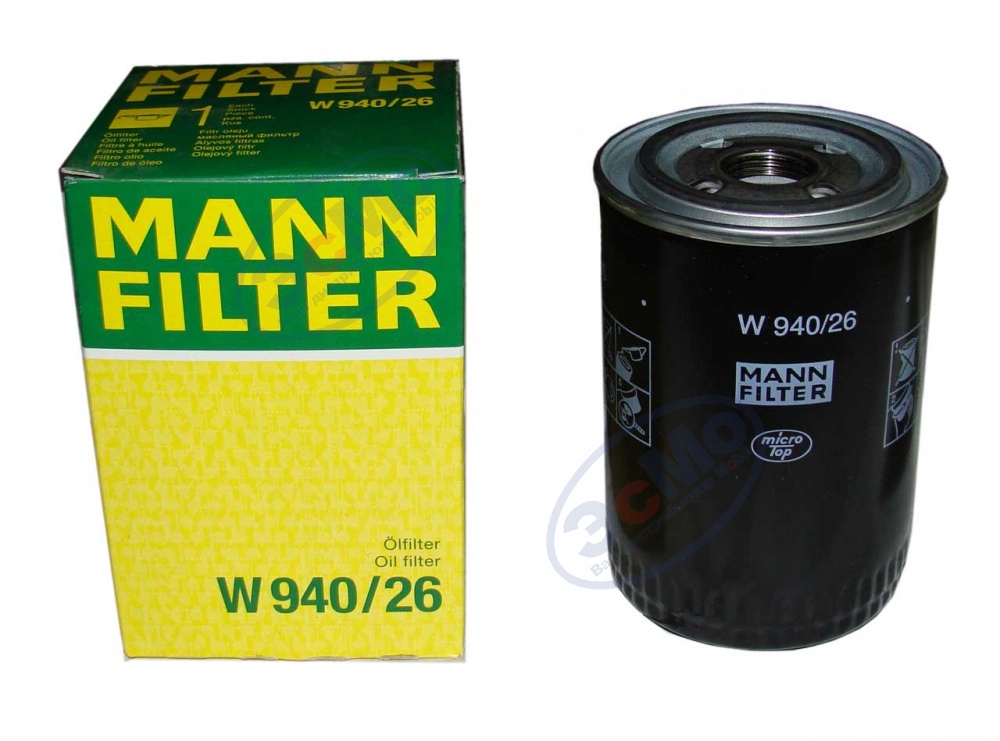Фильтр масляный (MANN) W 940/26