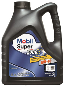 Моторное масло Mobil Super 2000 X3 5W40  4 л
