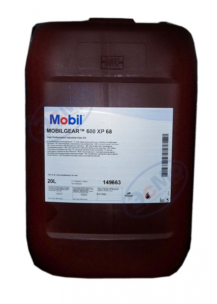 Редукторное масло MobilGear 600 XP 68  20 л