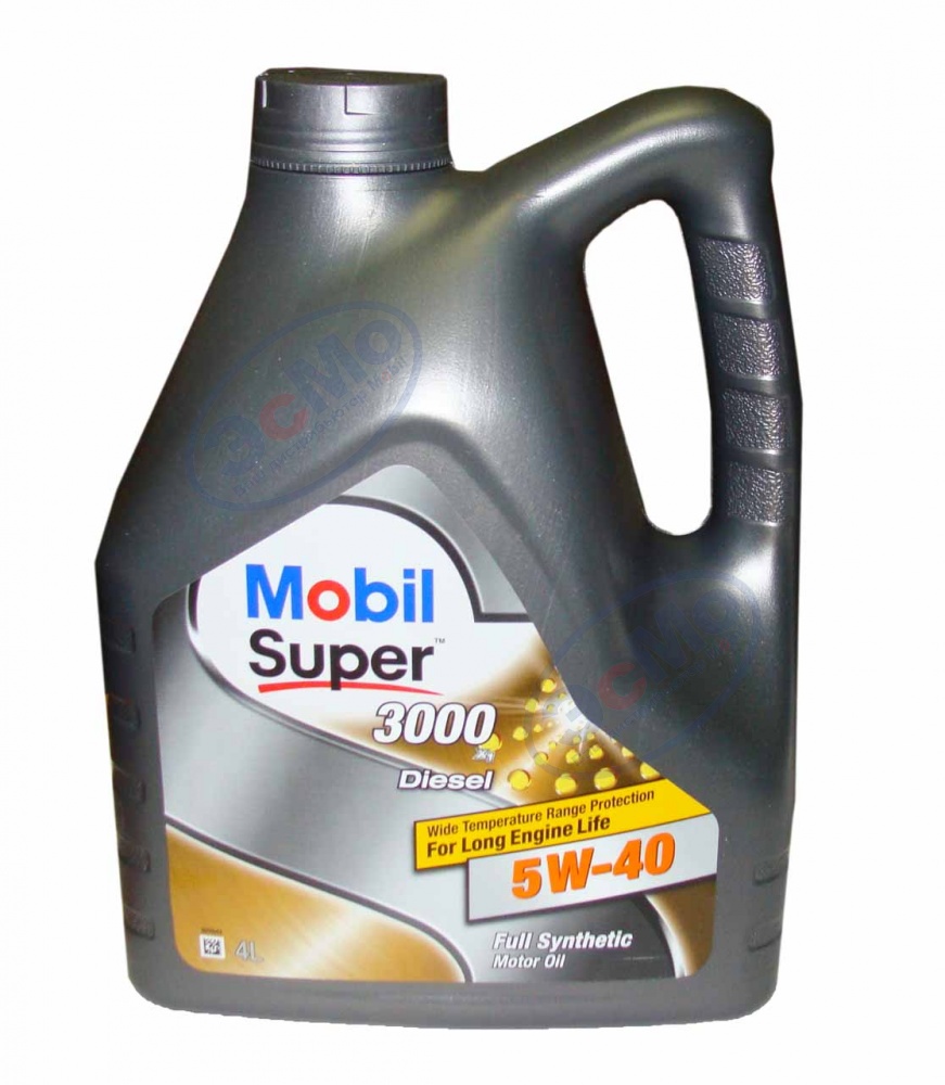 Моторное масло Mobil Super 3000 X1 5W40 Diesel  4 л