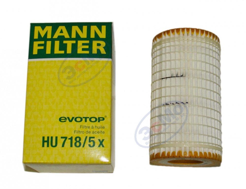 Фильтр масляный (MANN) HU 718/5 x Jeep, Mercedes-Benz