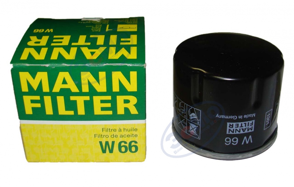 Фильтр масляный (MANN) W 66 Nissan, Renault