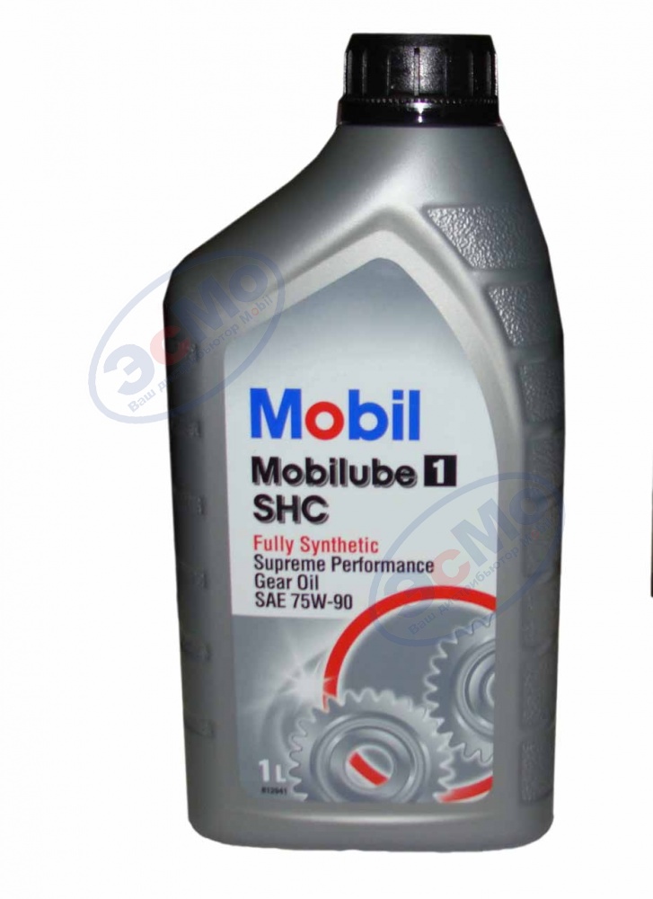 Трансмиссионное масло 75W90 GL-4/5 Mobilube 1 SHC  1 л (синт)